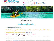Tablet Screenshot of andamantransfer.com